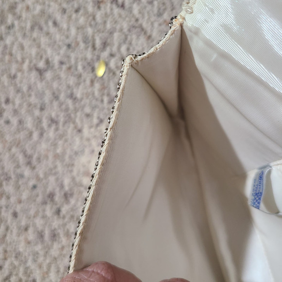 Vintage Whiting & Davis Silver Mesh Envelope Snap Closure Clutch Handbag - Picture 16 of 16